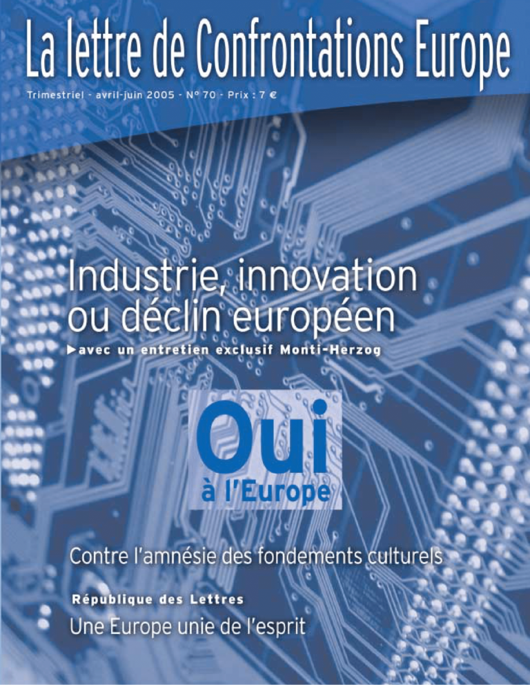 Revue 70 – Avril/Juin 2005