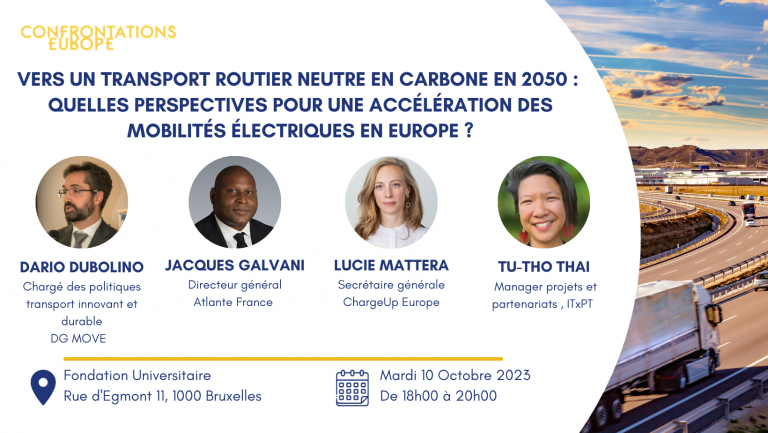 Vers un transport routier neutre en carbone en 2050 : Quelles perspectives pour une accélération des mobilités électriques en Europe ?