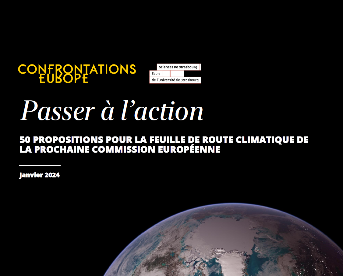 Passer à l’action – 50 propositions pour la feuille de route climatique de la prochaine Commission européenne