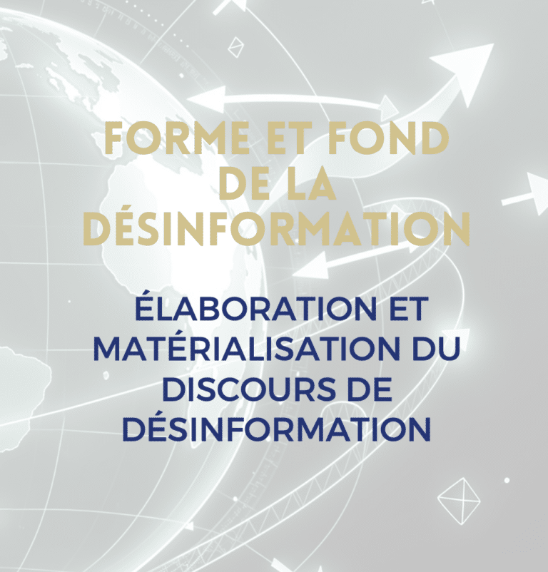 LA PROPAGATION DE LA DÉSINFORMATION À UN LARGE AUDITOIRE