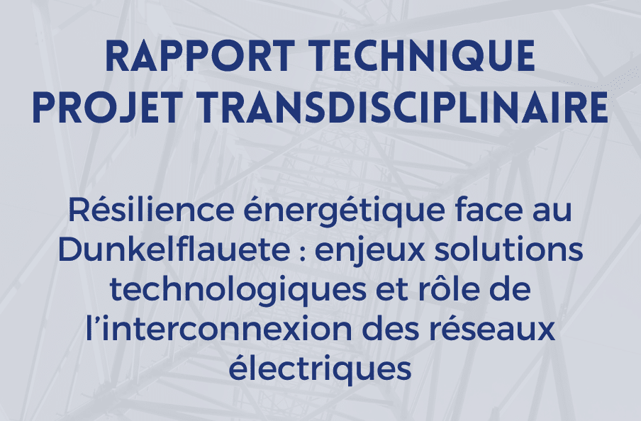 RAPPORT TECHNIQUE PROJET TRANSDISCIPLINAIRE