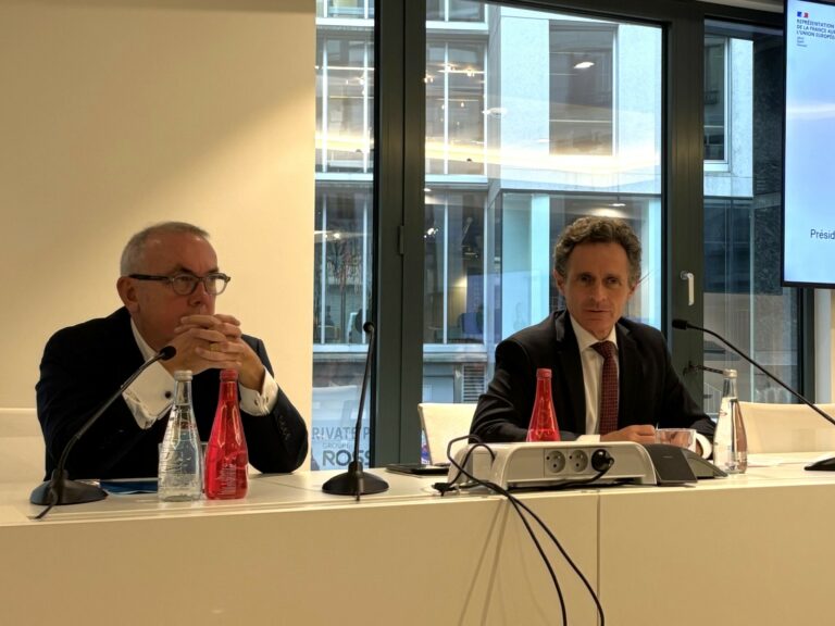 Conférence annuelle à la Représentation permanente de la France auprès de l’UE avec Philippe Léglise-Costa