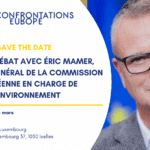 Déjeuner débat avec Éric Mamer Directeur général de la Commission européenne chargé de l’Environnement