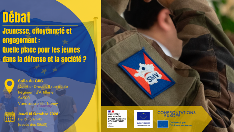 Débat: Jeunesse, citoyenneté et engagement : quelle place pour les jeunes dans la défense et la société ?