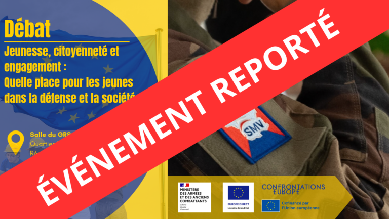 Débat: Jeunesse, citoyenneté et engagement : quelle place pour les jeunes dans la défense et la société ?