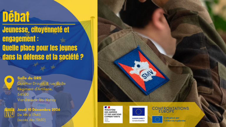 Débat: Jeunesse, citoyenneté et engagement : quelle place pour les jeunes dans la défense et la société ?